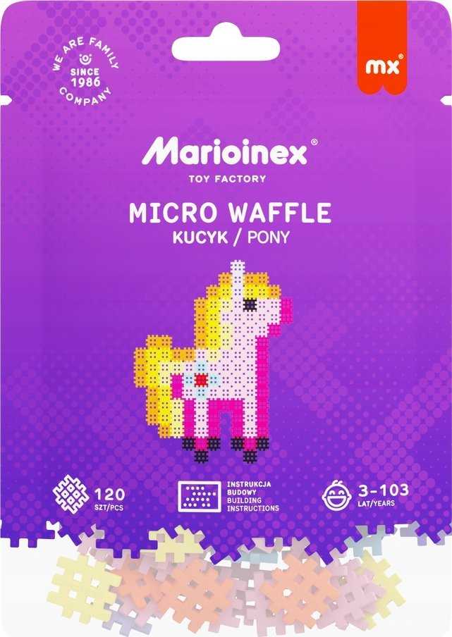 Marioinex *****Mikro vaflių kaladėlės 120 vnt. Ponis 05876