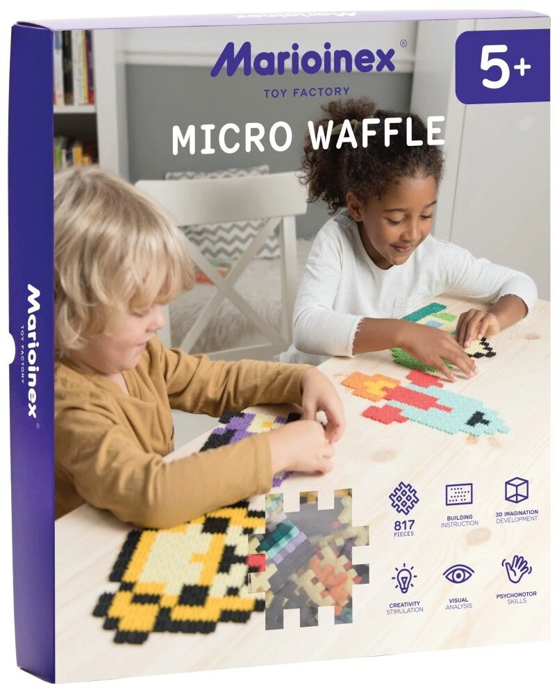 Kaladėlės Marioinex Micro Waffle, 517 vnt.