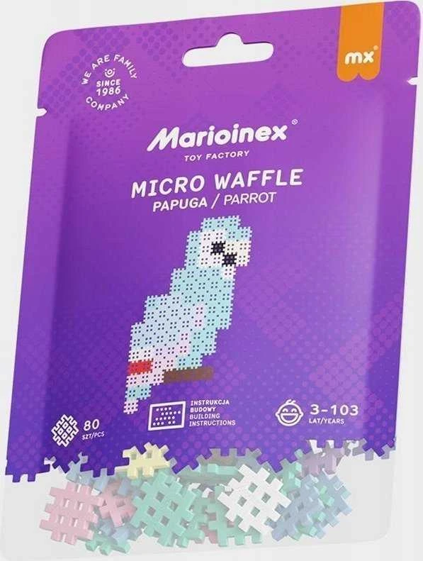 MARIOINEX 905883 Mikro vafliniai blokeliai 80 vnt (Parrot)