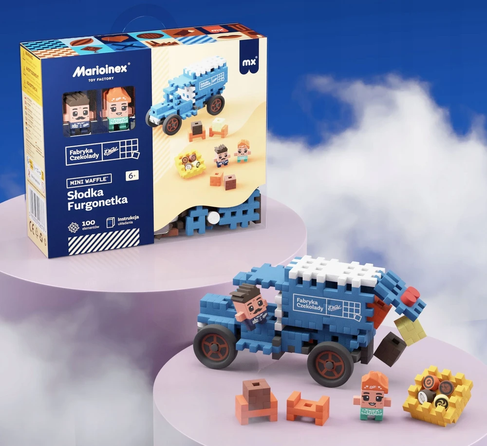 Mini vafliniai ledinukai 100el Sweet van - Marioinex