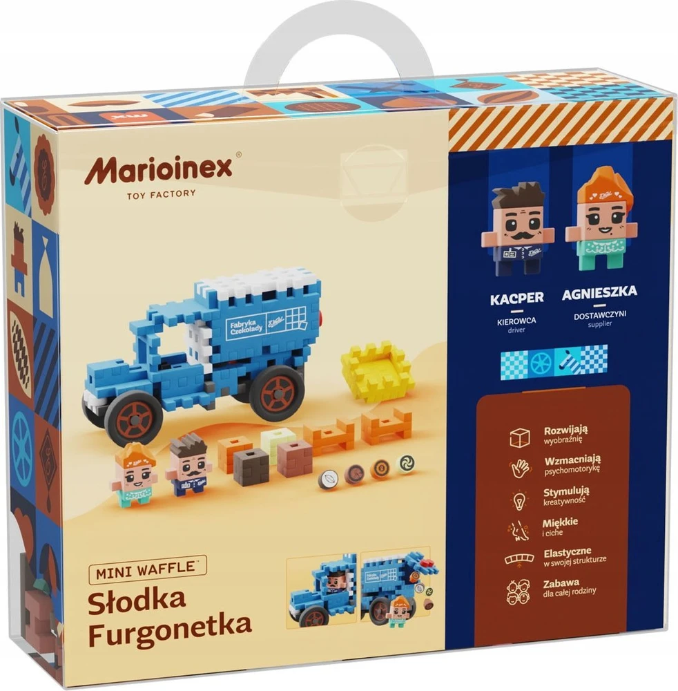 Mini vafliniai ledinukai 100el Sweet van - Marioinex