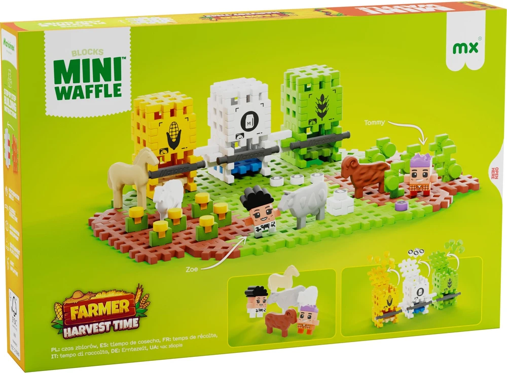 Marioinex *****Klocki waffle Farmer czas zbiorów 100el 07566