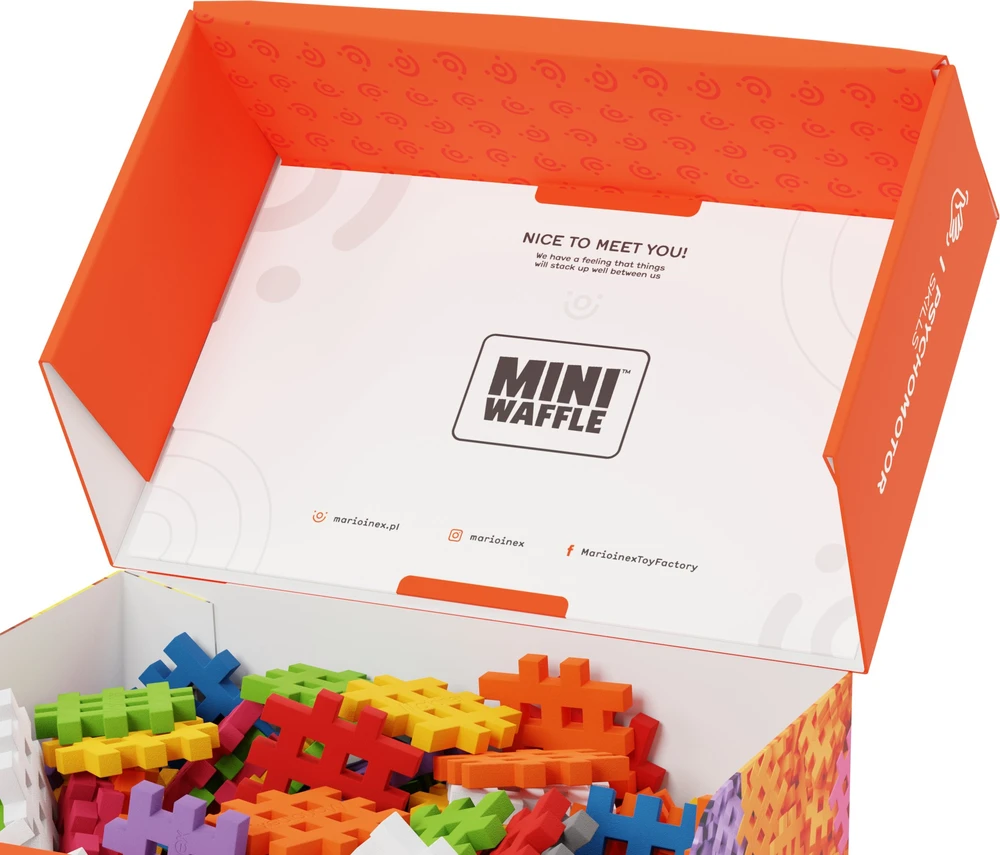 MARIOINEX mini vafliniai kaladėlės, 300 detalių