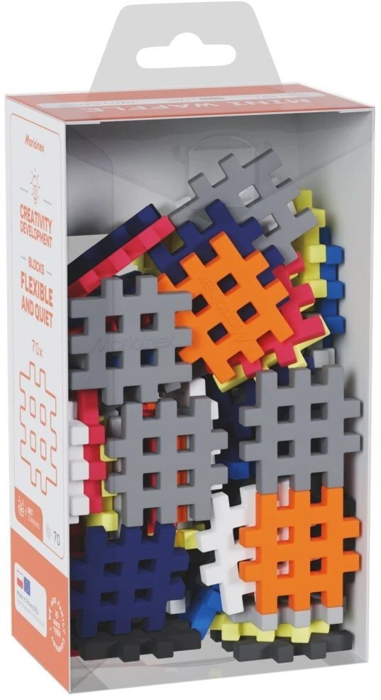 Marioinex *****Klocki waffle mini 70szt wzór 3 09034