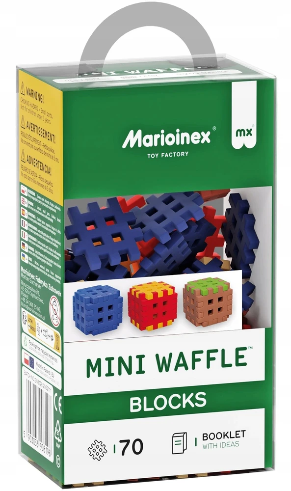 Marioinex *****Vafliniai mini kubeliai 70 vnt. 08198