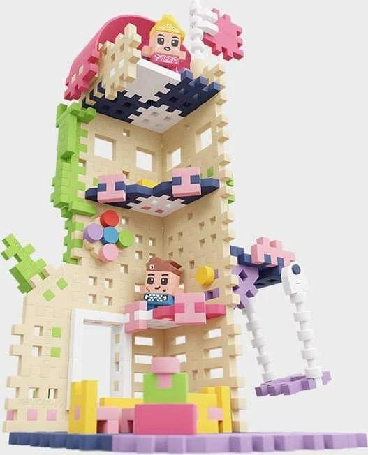 Marioinex Mini vaflių kaladėlės Tower of Fantasy 148 vnt 2 figūrėlės ZA5493
