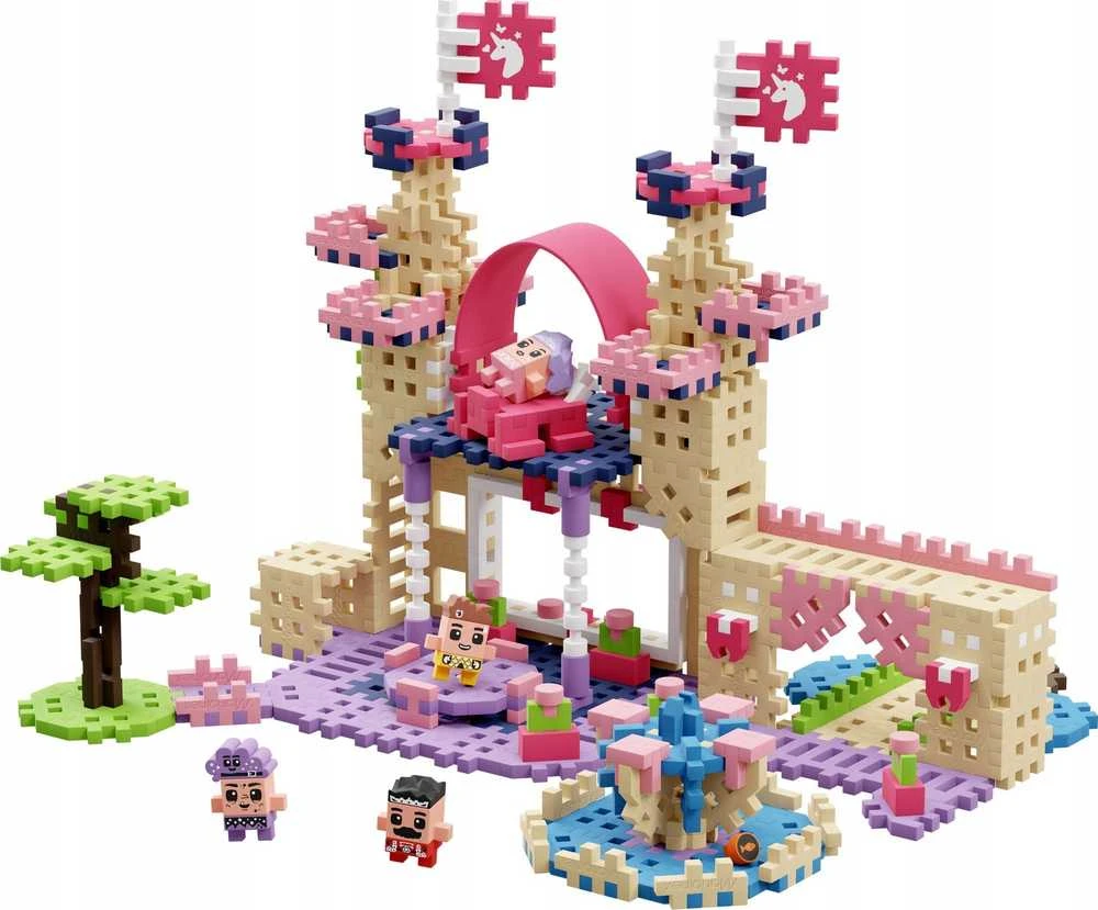 Konstruktorius Marioinex Mini Waffle Princess Karališkas nuotykis, 280 vnt. + figūros, 4 vnt.