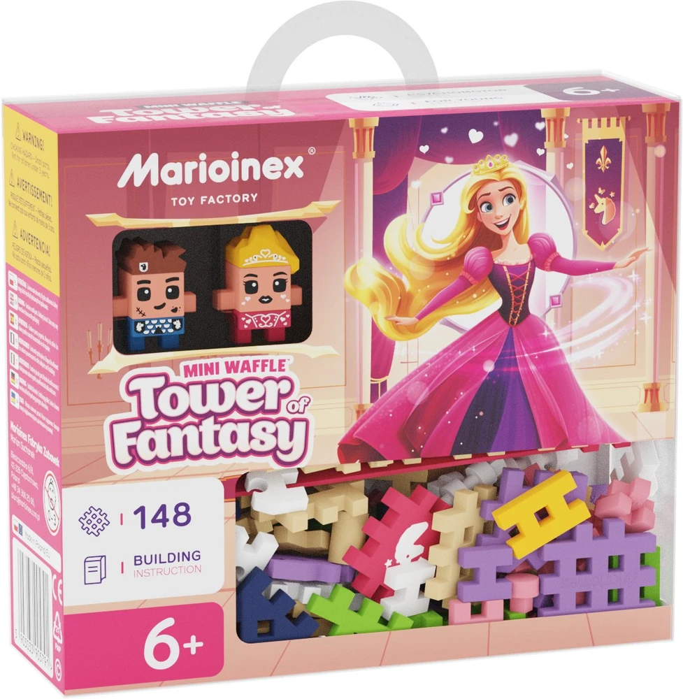 Marioinex Mini vaflių kaladėlės Tower of Fantasy 148 vnt 2 figūrėlės ZA5493