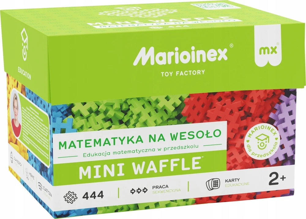 Marioinex Lankstus edukacinis konstruktorius 500 dalių vaikams nuo 4 metų, lavina kūrybiškumą ir smulkiąją motoriką, spalvotas