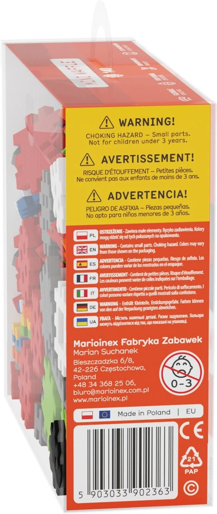 Marioinex Mini vaflinės statybinės plytos 140 vnt.