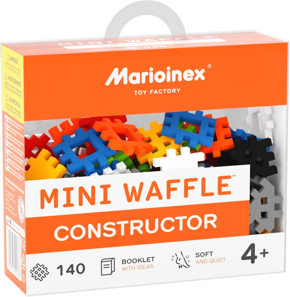 Marioinex Mini vaflinės statybinės plytos 140 vnt.