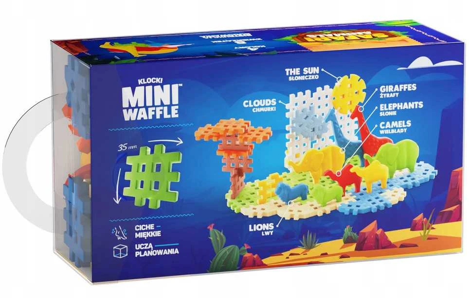 Mini vaflinė 50el Gyvūnai Safari - Marioinex