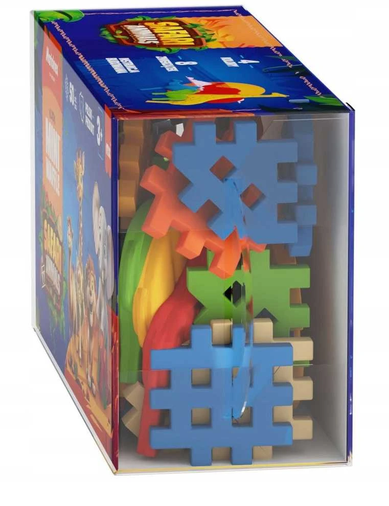 Mini vaflinė 50el Gyvūnai Safari - Marioinex