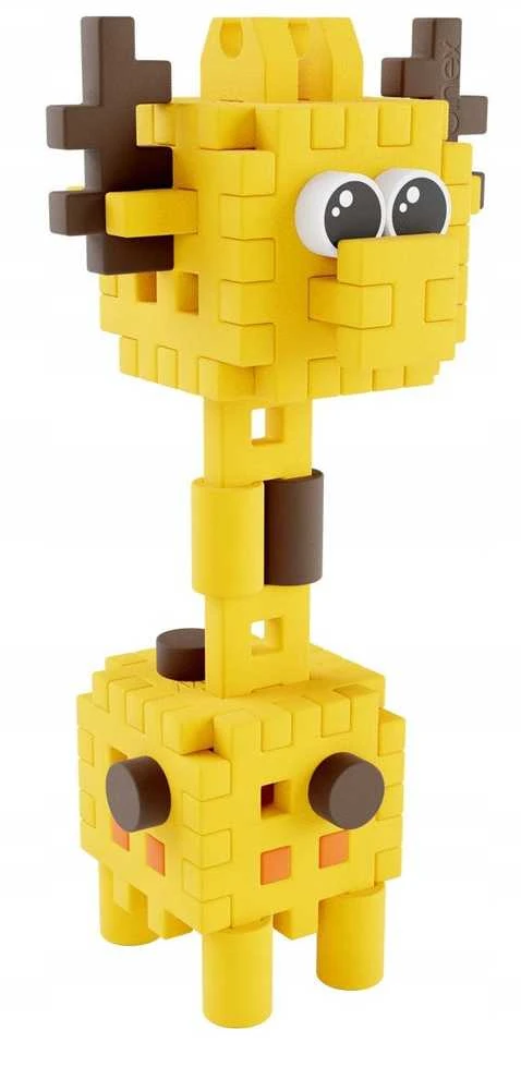Marioinex Mini Waffle Pocket Pets kaladėlės Žirafa 35 vnt. vaikams ZA6660