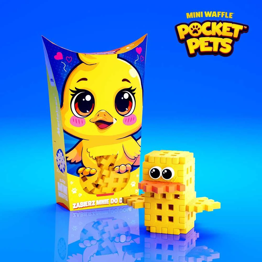 Marioinex *****Vafliniai mini kaladėlės PocketPets Antis 07160