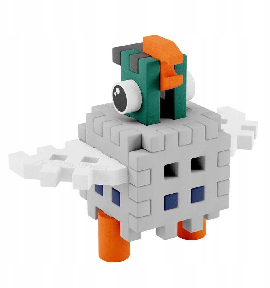 Marioinex Klocki konstrukcyjne Mini Waffle Pocket Pets Gołąb