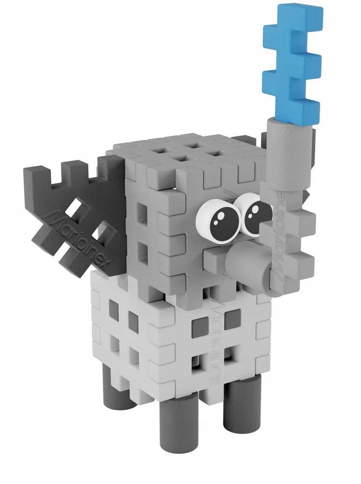 Marioinex *****Vafliniai mini kaladėlės PocketPets Dramblys 07023