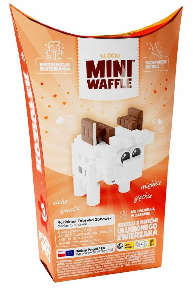 Marioinex *****Vafliniai mini kaladėlės PocketPets Ožka 06941