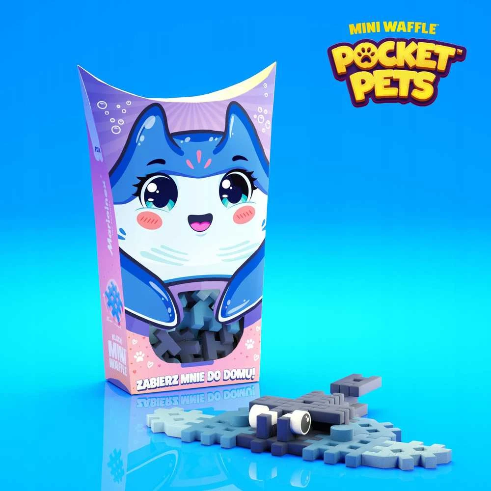 Marioinex *****Vafliniai mini kaladėlės PocketPets Stingray 07047