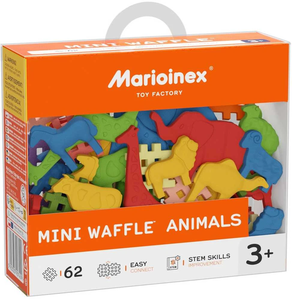 Marioinex *****Vafliniai kaladėlės mini gyvūnai 62 vnt. 07429