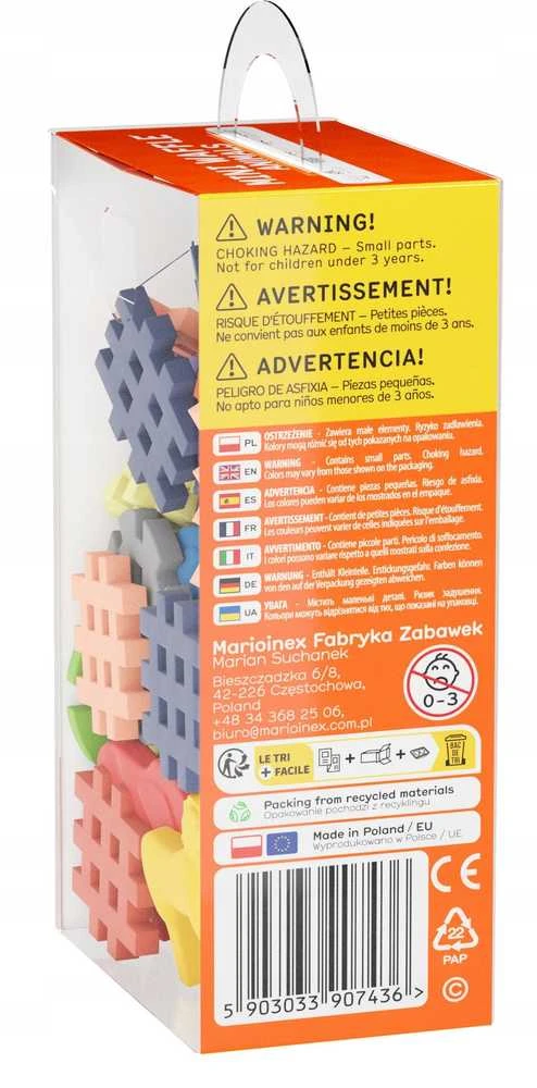 Marioinex ***** Mini gyvūnų vaflių kaladėlės 42 vnt. 07436