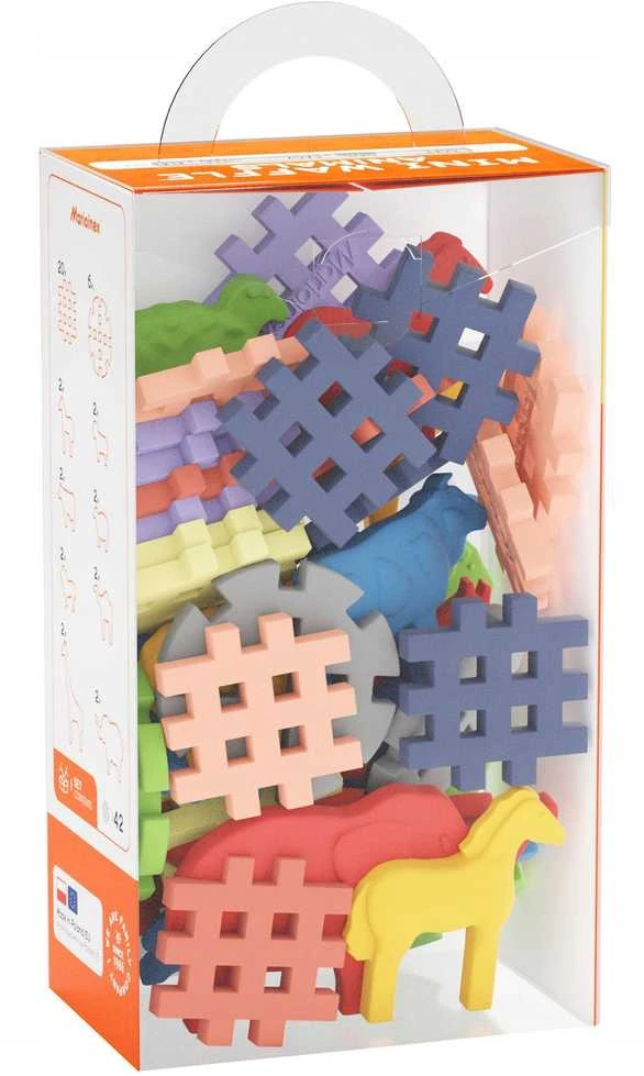 Marioinex ***** Mini gyvūnų vaflių kaladėlės 42 vnt. 07436