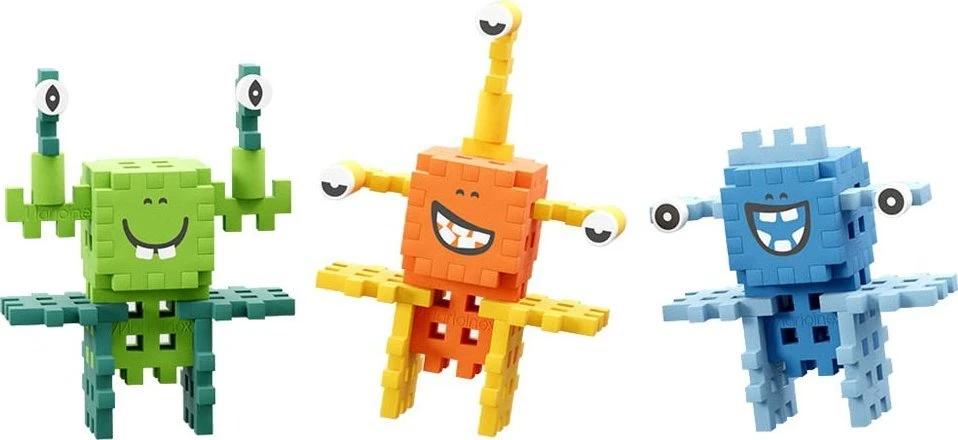 Marioinex Mini blokeliai Crazy Monsters Space Jinks space 60vnt ZA5490