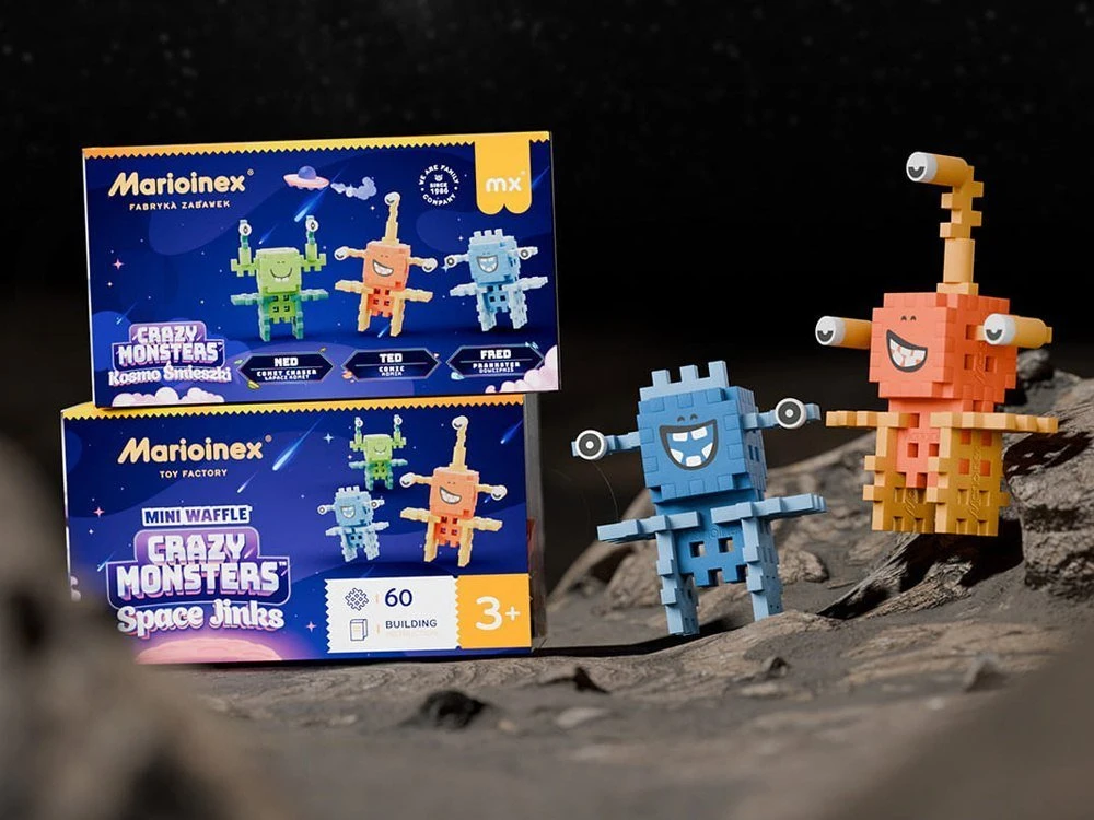 Marioinex Mini blokeliai Crazy Monsters Space Jinks space 60vnt ZA5490