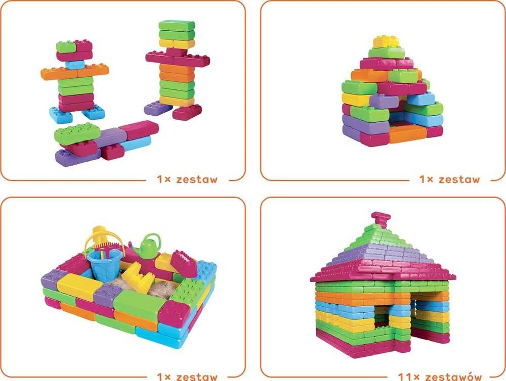 „Marioinex“ kaladėlės, 33 pastelinių spalvų detalės