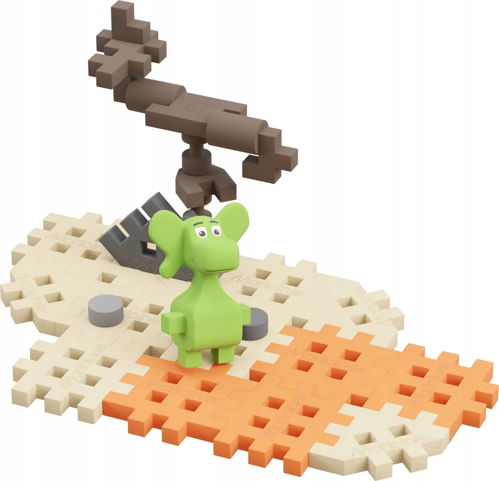 Marioinex Diplodocus Dragon and Desert 25vnt Mini Waffle pav. ZA5
