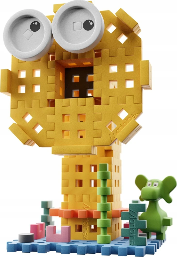 Marioinex Diplodocus ir Sea Mermaid kaladėlės 60 vnt Mini vaflių figūrėlė ZA5500