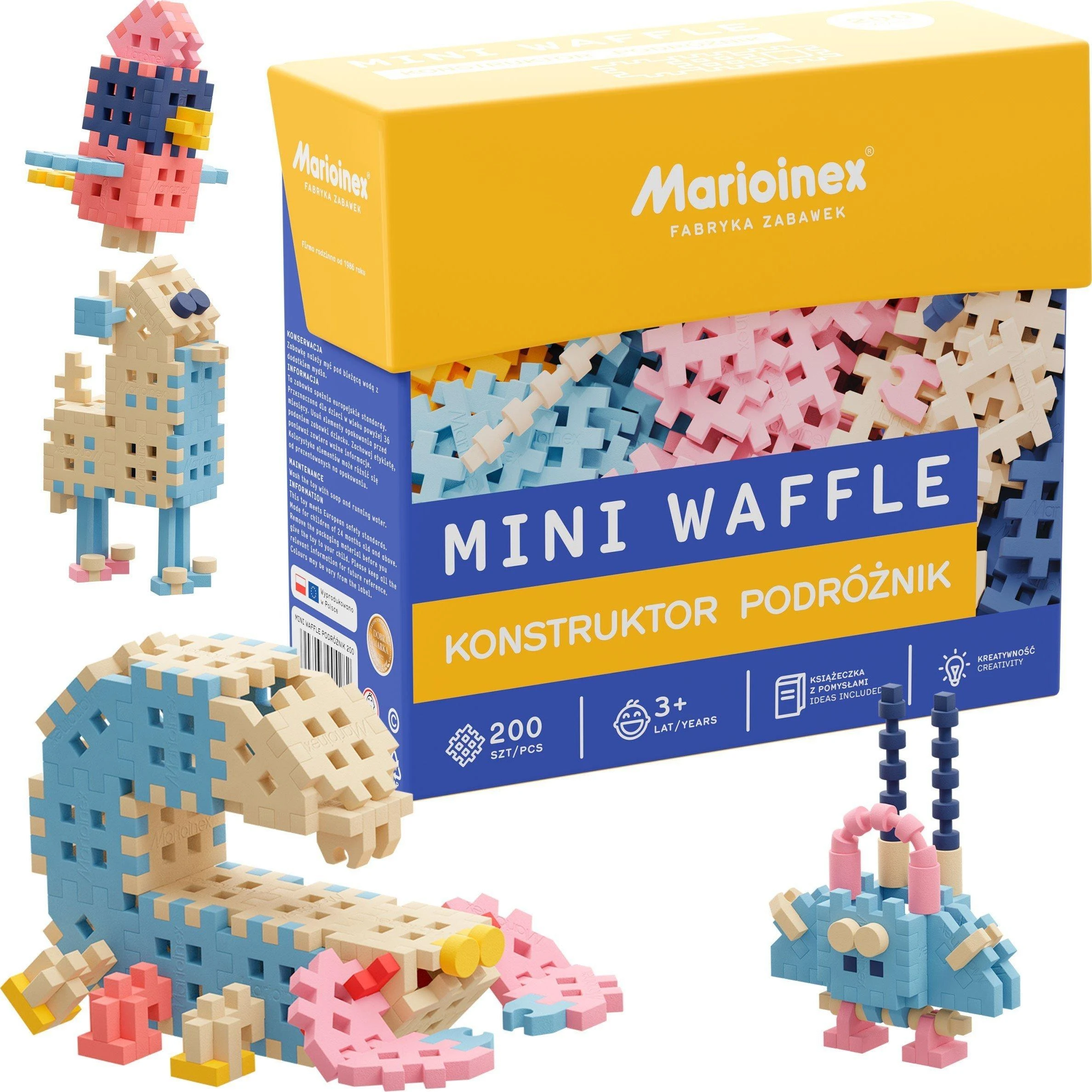 Konstruktorius Marioinex Mini Waffle Keliautoją, 200 d.