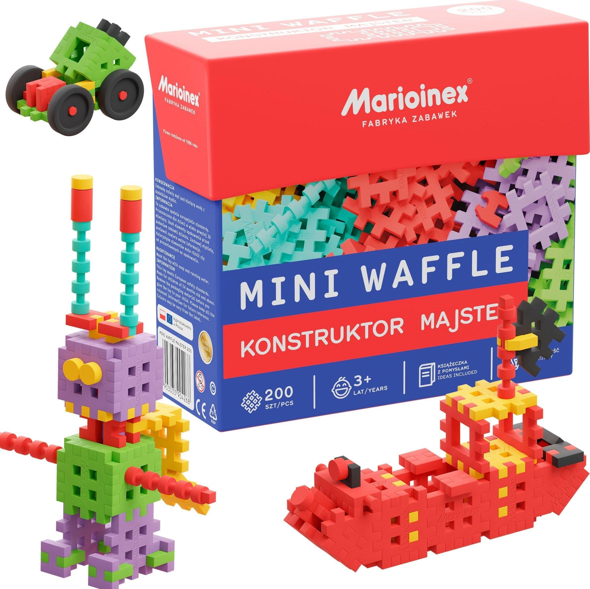 Konstruktorius Marioinex Mini Waffle Handyman, 200 d.