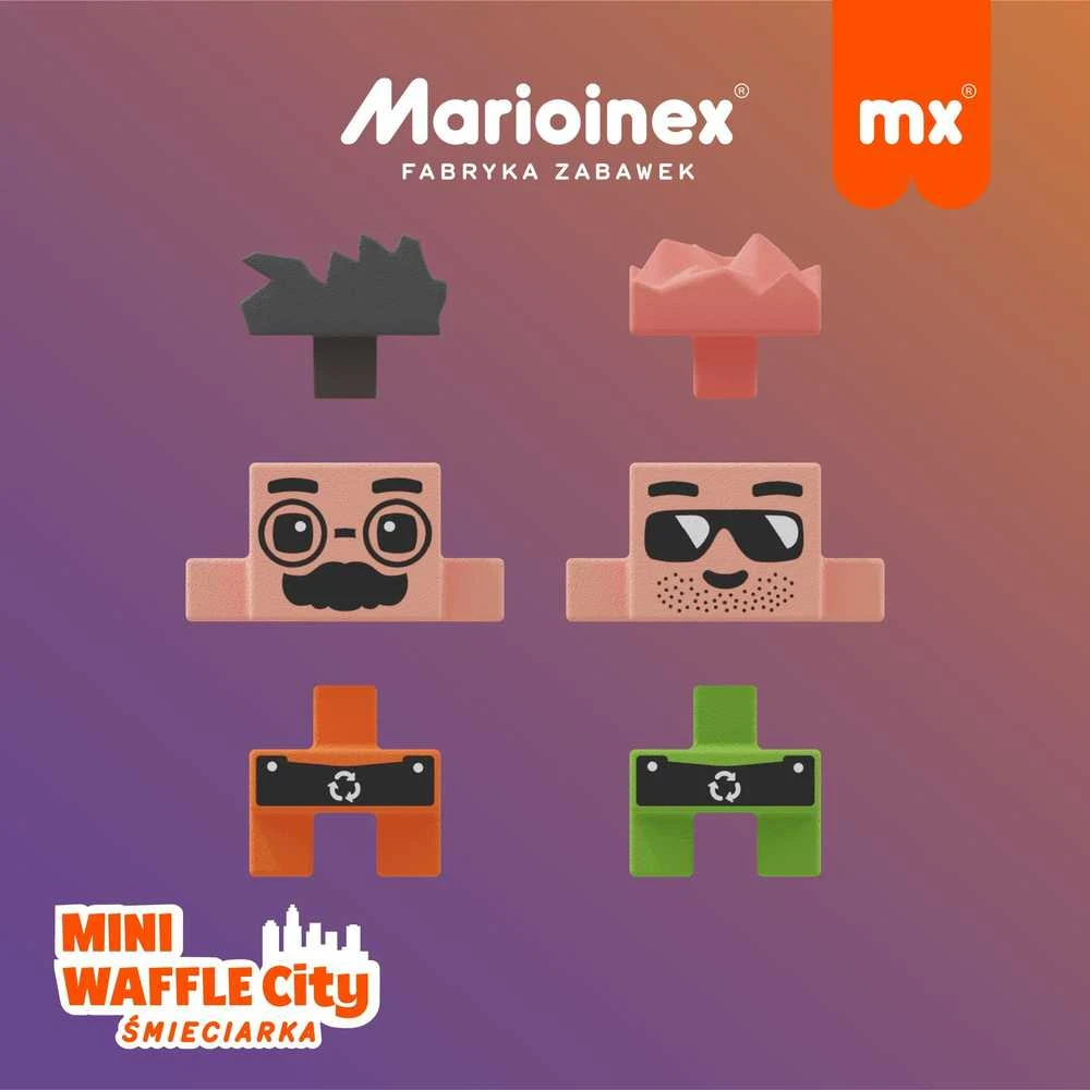 Konstruktorius Marioinex Mini Waffle šiukšliavežė, 48 d.