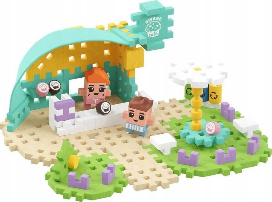 Konstruktorius Marioinex Mini Waffle Kavinė, 80 d.