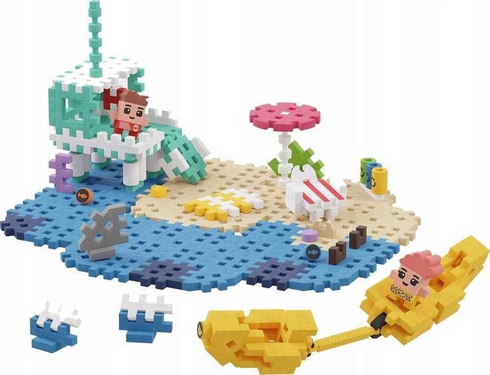 MARIOINEX 903155 vafliniai mini kaladėlės - paplūdimys 148 vnt.