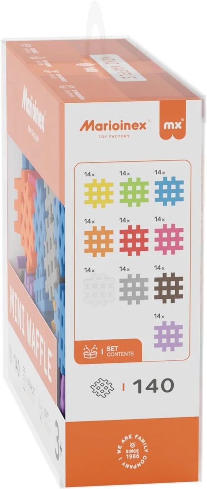 Konstruktor. Marioinex Mini Waffle 140el