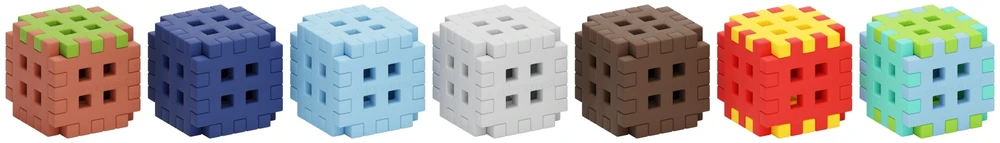 Marioinex mini vaflių kaladėlės, 406 dalys