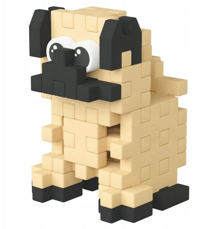 Marioinex Mini vafliai Pocket Pets mopsas – kūrybinės kaladėlės vaikams ZA6658