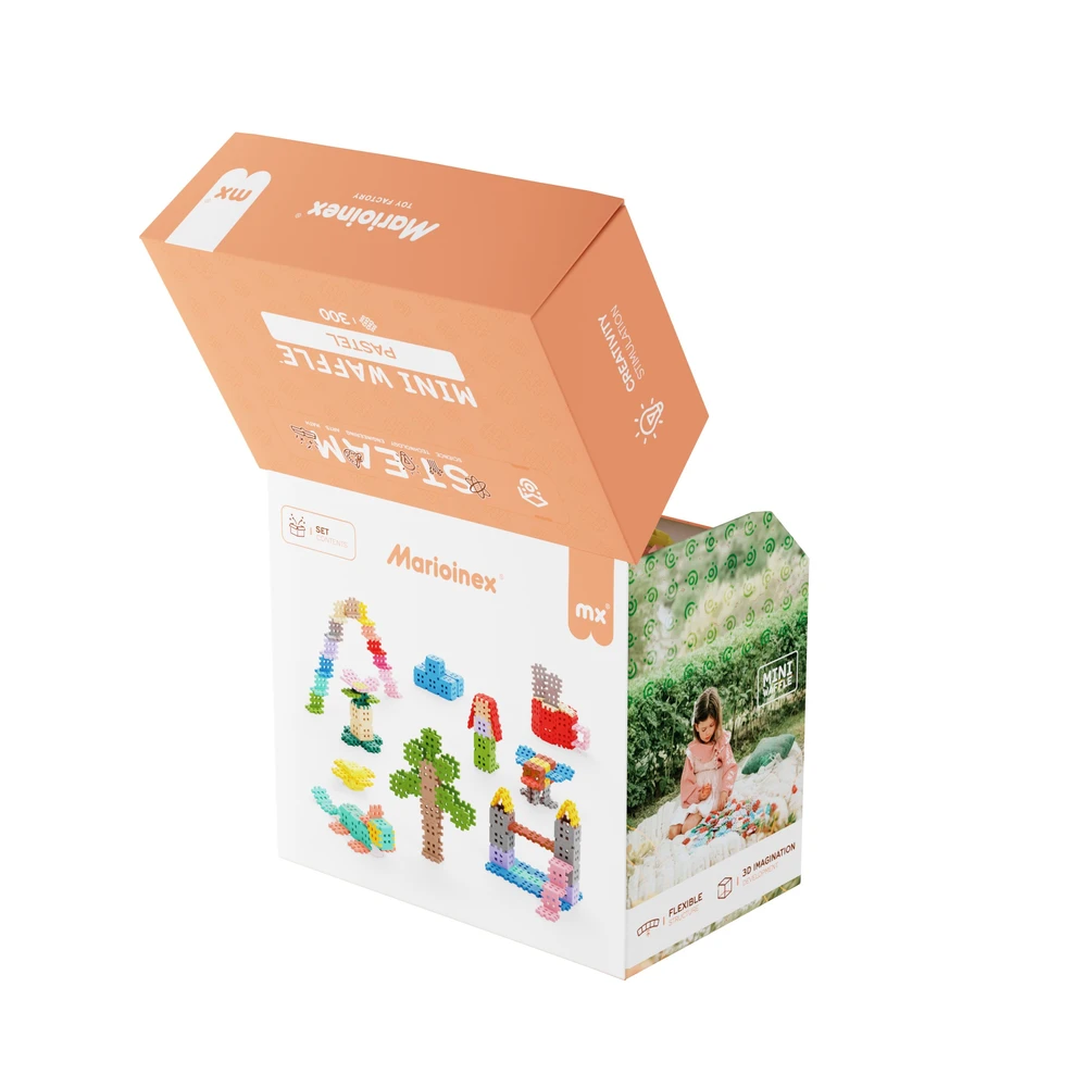 Konstruktorius MARIOINEX Steam Pastel Waffles 300 el.
