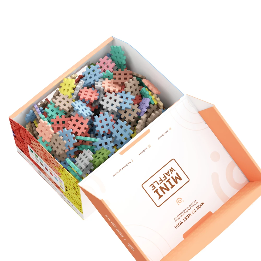 Konstruktorius Waffle Mini Pastel Konstruktorius 500 Elementas
