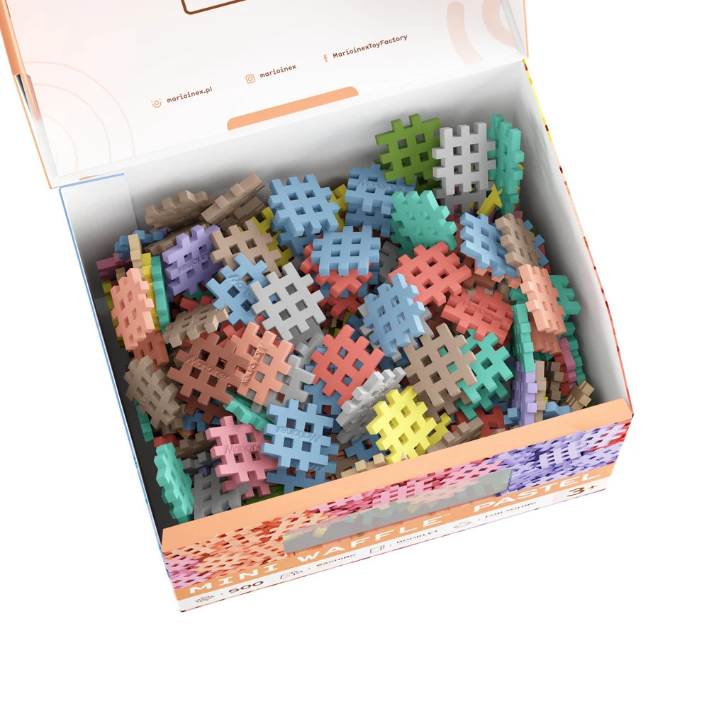 Konstruktorius Waffle Mini Pastel Konstruktorius 500 Elementas