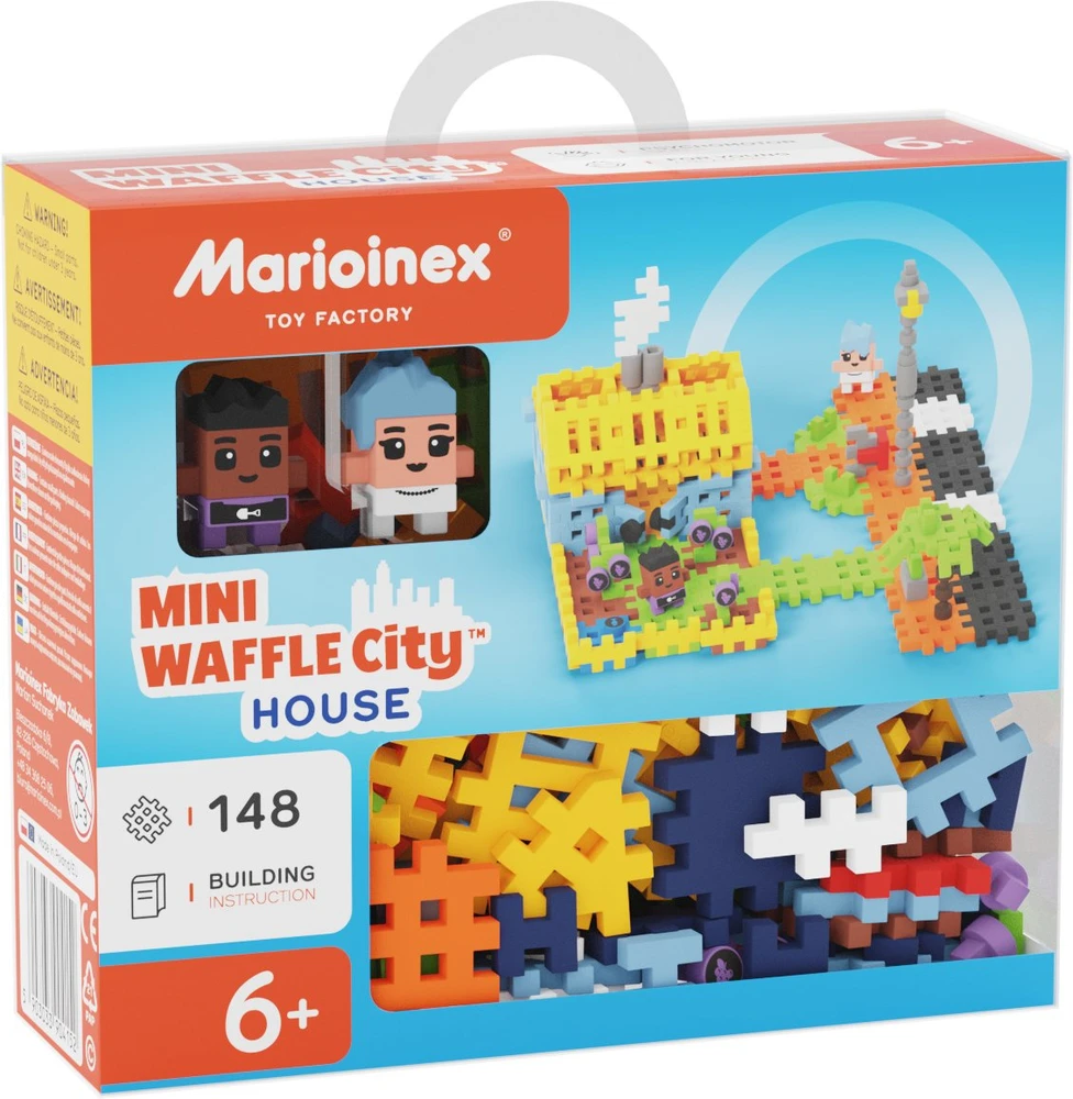 Marioinex Konstruktorius Wafer Mini Namų Ūkiai 148 Elementai