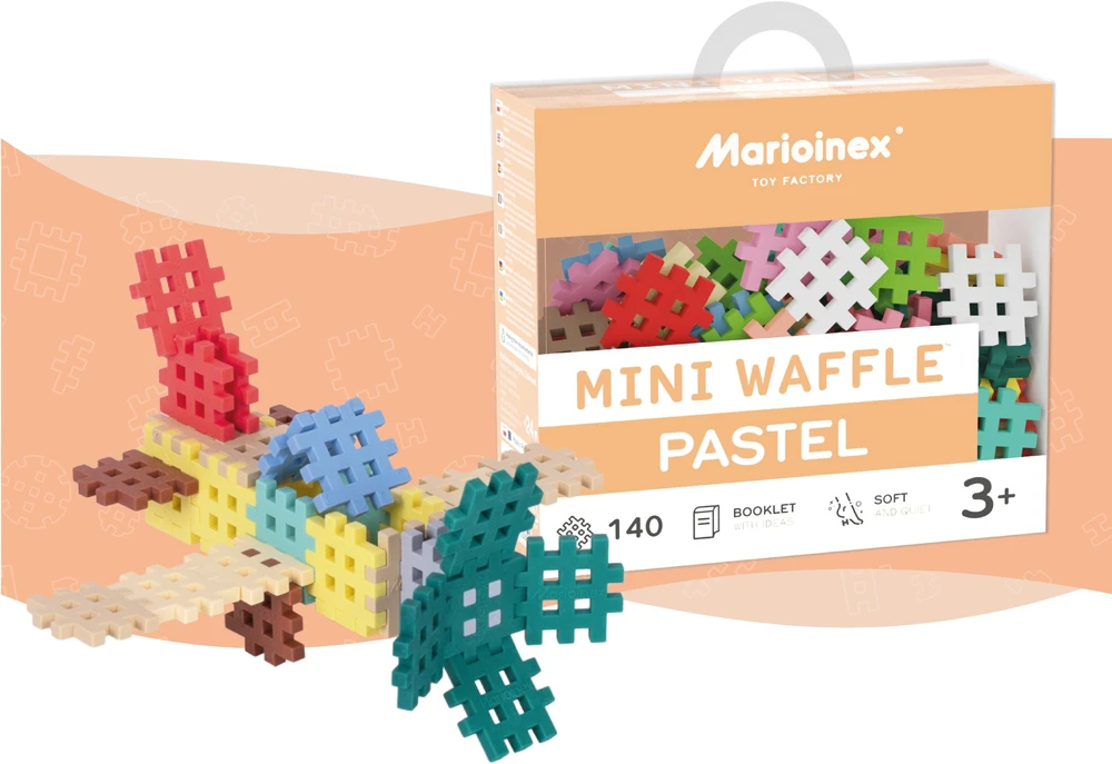 Mini vaflines kaladėlės Marioinex 140 detalių