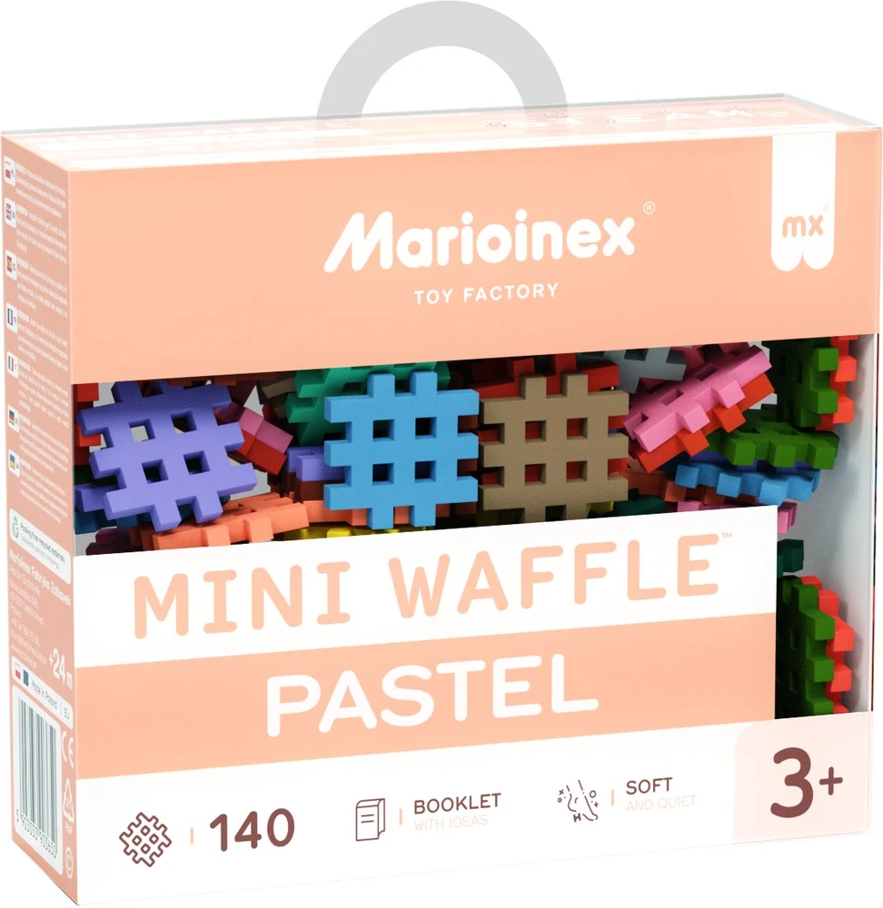 Mini vaflines kaladėlės Marioinex 140 detalių