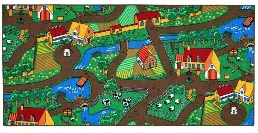 Rebel Roads Žaidimų kilimėlis - Ūkininko stiliaus - 95 x 200 cm