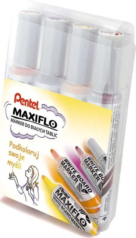 Marker Sauso nuvalymo žymeklis MWL5M-4W 4 spalvų PENTEL