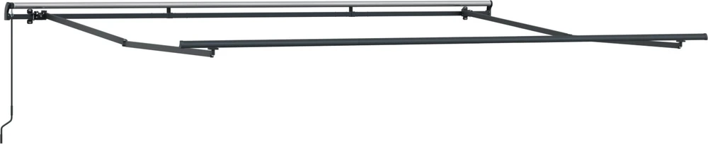 Ištraukiama markizė Balta 400 × 300 cm Poliesteris ir aliuminis