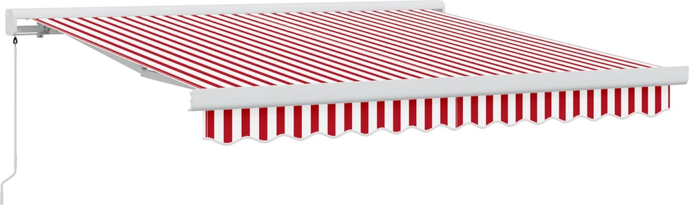 Ištraukiama markizė Raudona ir balta 350 x 250 cm