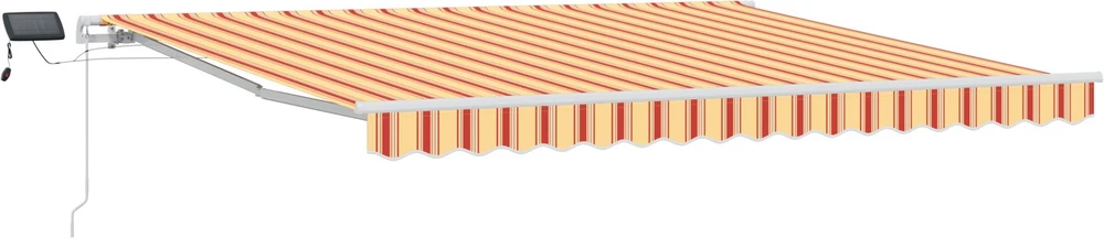 Ištraukiama markizė Geltona ir Oranžinė 400 × 300 cm